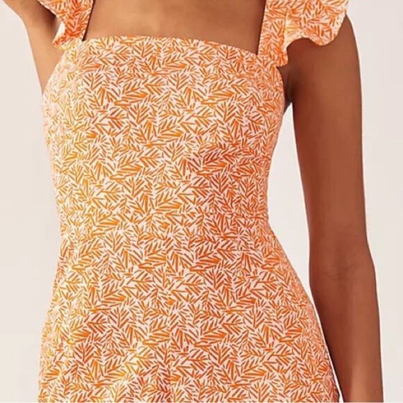 NWT Anthropologie Hutch Orange Matchsticks Jumpsuit-MM4 - Picture 8 of 9